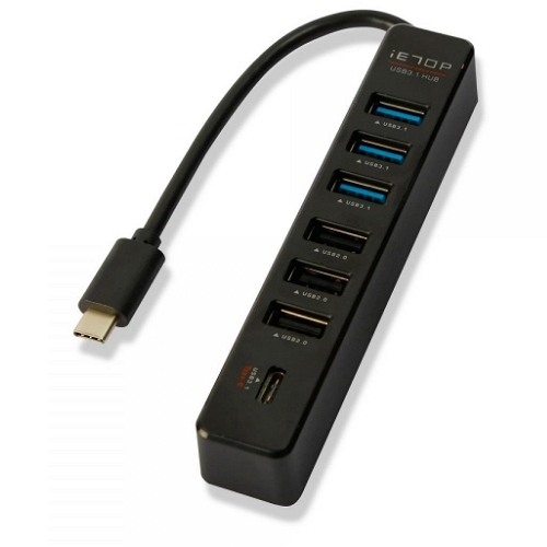 IETOP  TU-338 (7포트/USB 3.0 Type C)