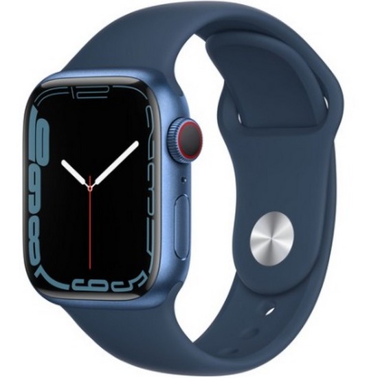 Apple  워치 시리즈7 45mm Cellular 블루 알루미늄