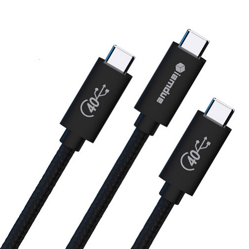 아이엠듀  C to C PD 타입 고속충전 케이블 100W USB4.0 Gen3 썬더볼트 50cm