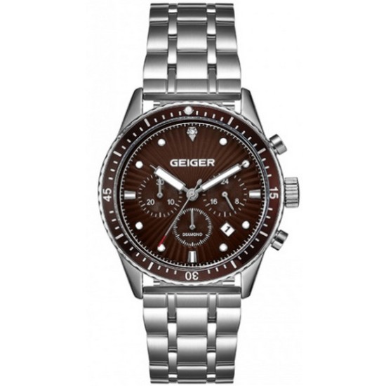 가이거 GE8047BRS 다이아몬드 남성 멀티펑션 워치