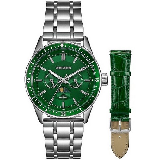 가이거 GE8048GNS 남성 썬앤문 멀티시계