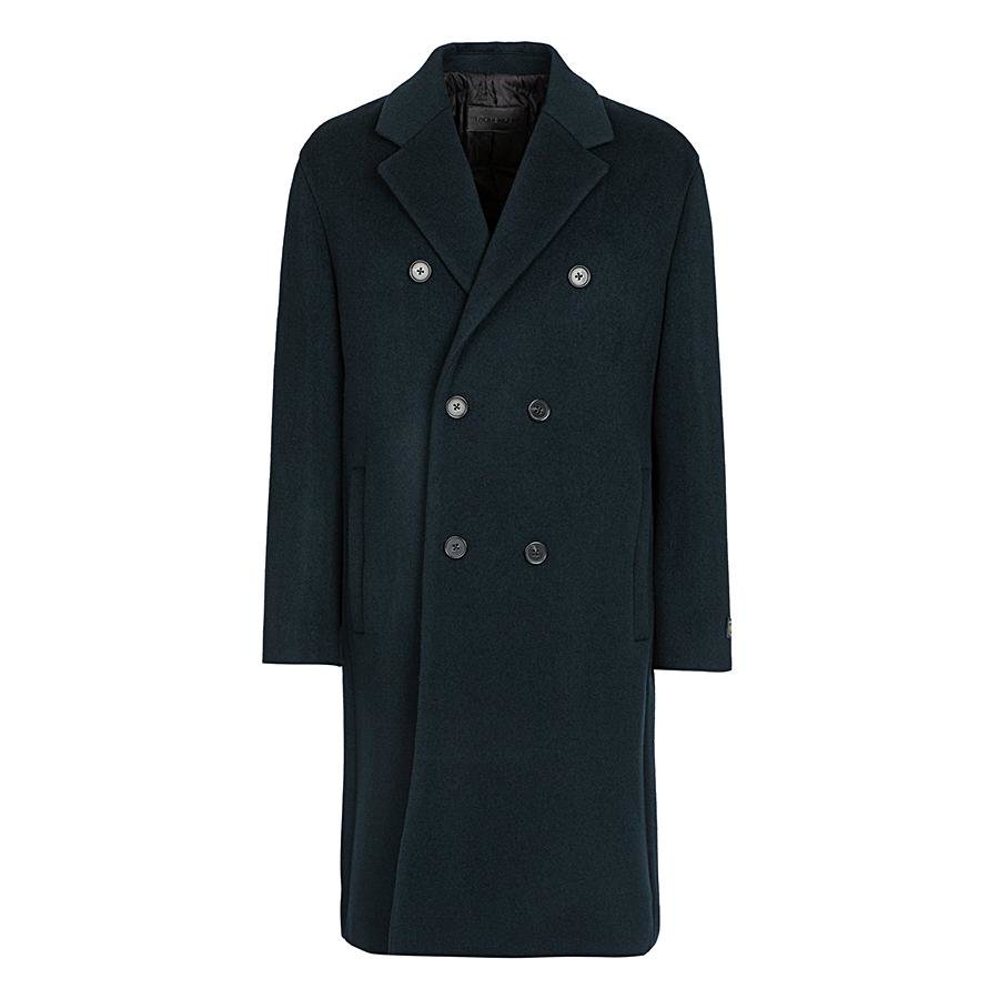 지이크 파렌하이트 F 다크그린 울 캐시미어 더블 코트_FDLAX7524