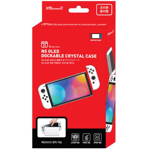 경문엔터테인먼트 겜맥 닌텐도 스위치 OLED 독커블 크리스탈 케이스