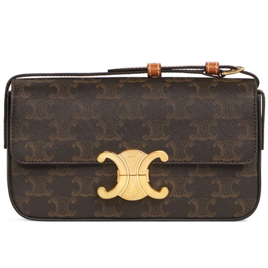 셀린느 트리옹프 숄더백 탄_194142CUZ 04LU