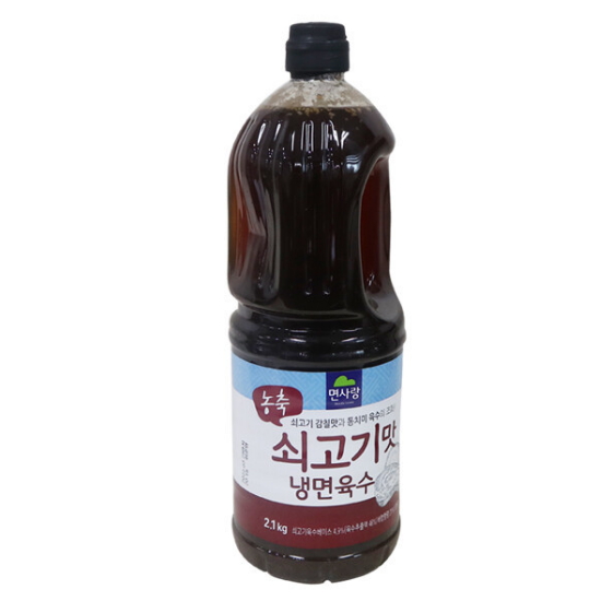 면사랑 농축 쇠고기맛 냉면육수 2.1kg