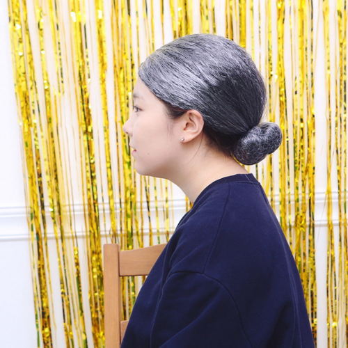 스투피드  할머니 가발