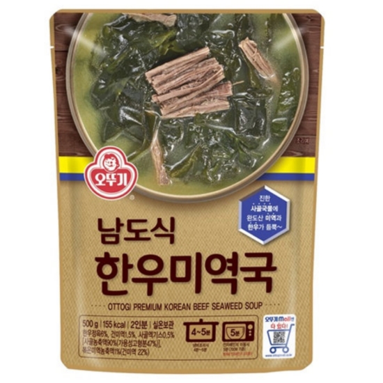 오뚜기  남도식 한우미역국 500g