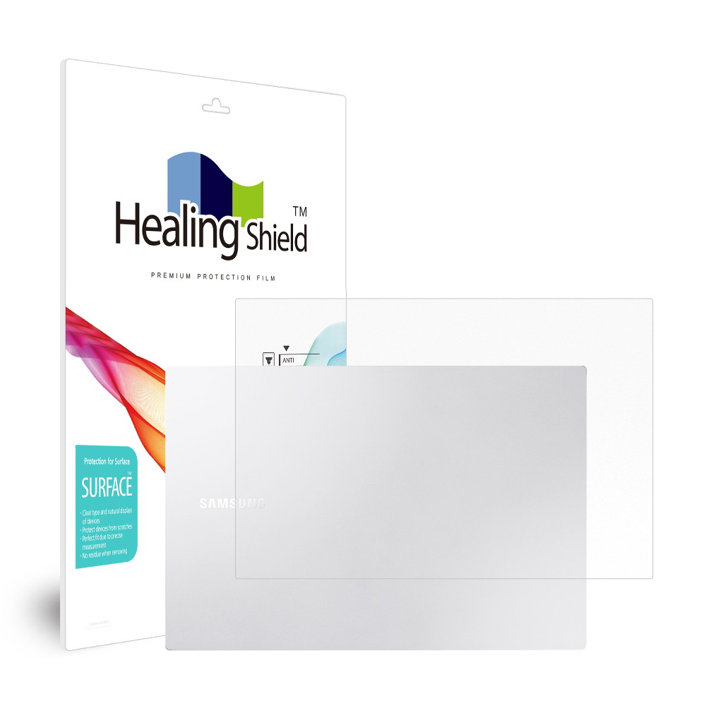 폰트리 힐링쉴드 삼성전자 노트북 NT350XCR NT350XCJ 무광 상판 외부보호필름