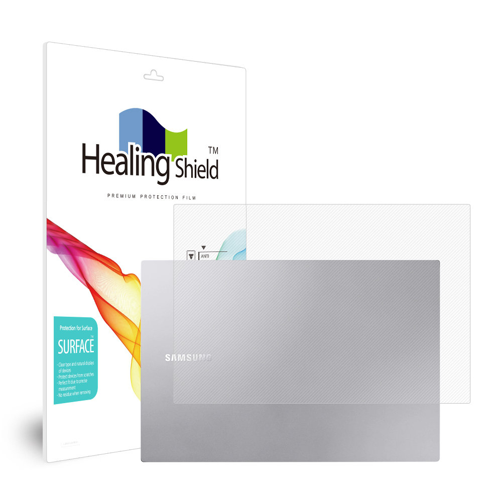 폰트리 힐링쉴드 삼성전자 노트북 플러스 NT550XCR 무광 상판 외부보호필름