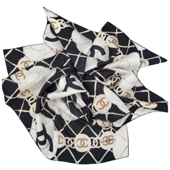 샤넬 까멜리아 스퀘어 실크 스카프 Chanel A39577