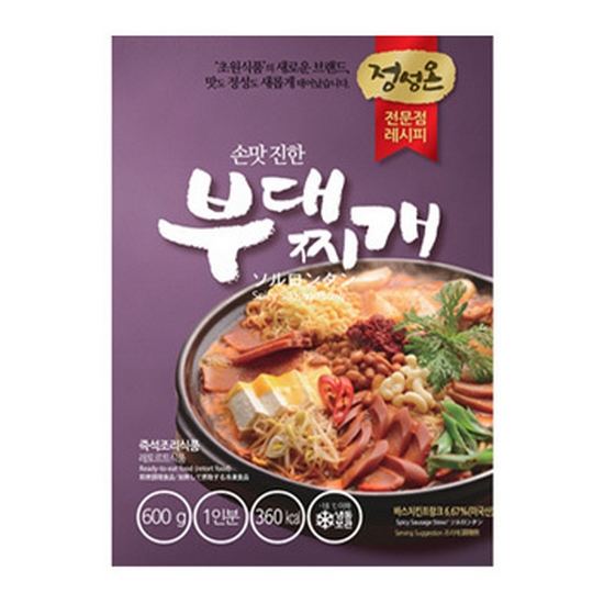 초원식품  정성온 손맛진한 부대찌개 600g