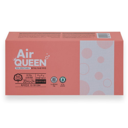 에어퀸 브레스 롱 팬티라이너 20개