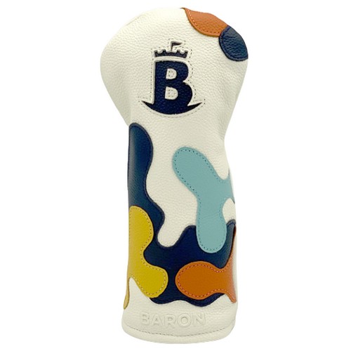 바론골프  패치 천연 소가죽 우드커버