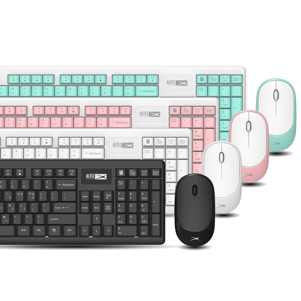 알텍랜싱  ALBC6314 무선 키보드 마우스 세트
