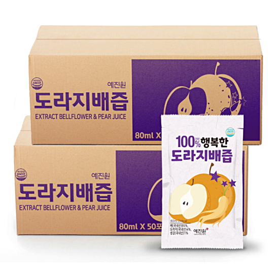 행복한밥상 도라지배즙 100ml x 50포