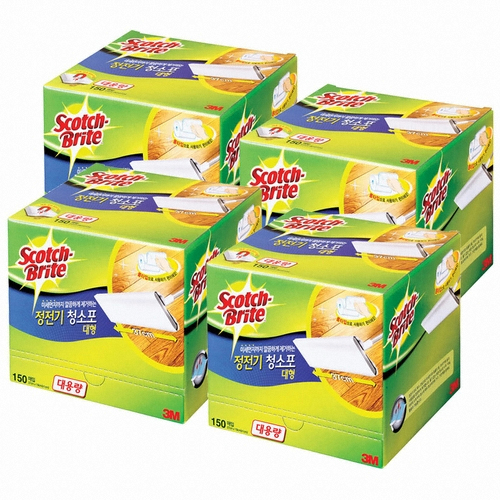 3M 스카치브라이트 정전기 청소포 대형 150매