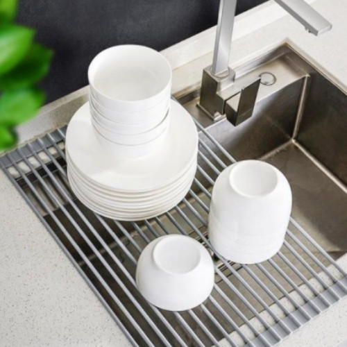 고급형 실리콘 싱크대 롤 선반