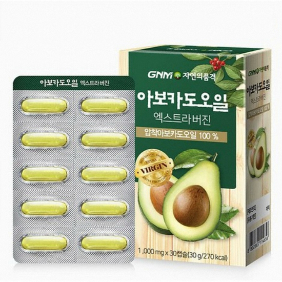 GNM자연의품격 아보카도오일 엑스트라버진 캡슐 4박스