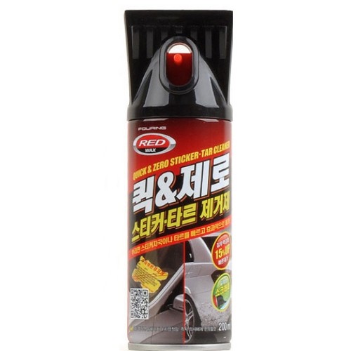 훠링  레드왁스 퀵 앤 제로 스티커 타르 제거제 200ml