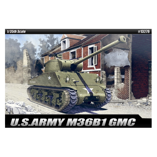 아카데미과학  1/35 미육군 M36B1 대전차 자주포