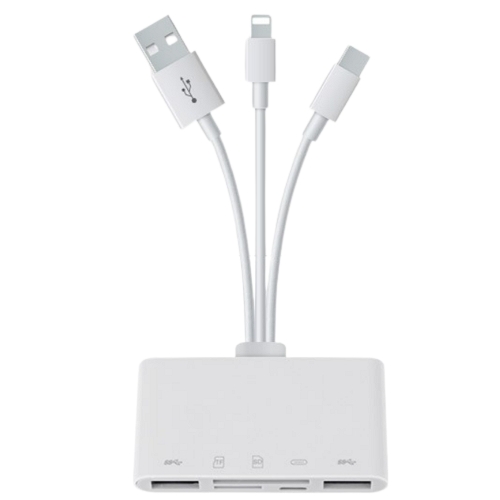 라이트컴 Coms IF759 (5포트/USB 2.0 Type A+C+라이트닝8핀)