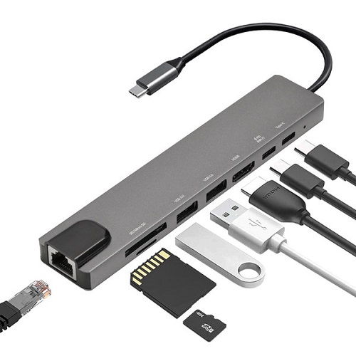 케이탑코리아 케이베스트 CH800 8in1 멀티허브 (8포트/Type C)