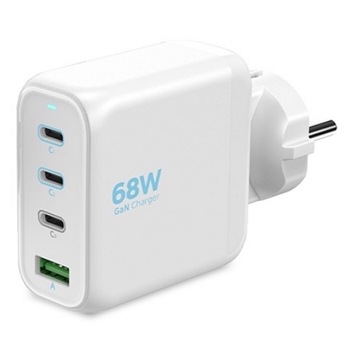 포유디지탈 IMUZ PD PPS 68W 4포트 GaN 접지형 충전기 GAN68W-GND