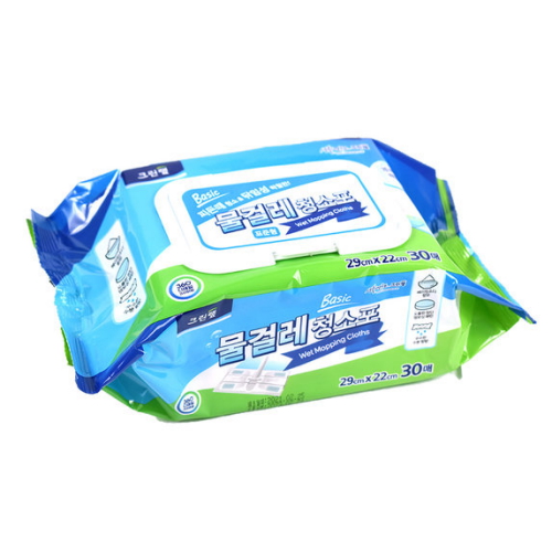 크린랲  베이직 물걸레 청소포 표준형 30매