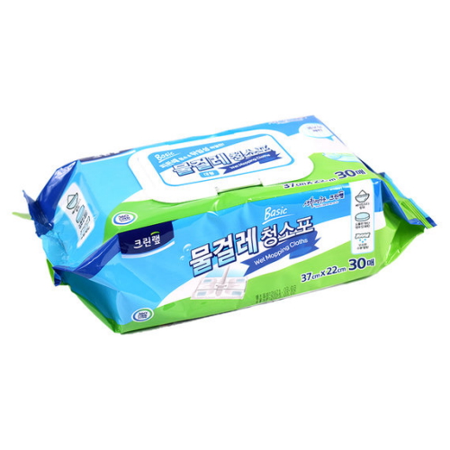 크린랲  베이직 물걸레 청소포 대형 30매