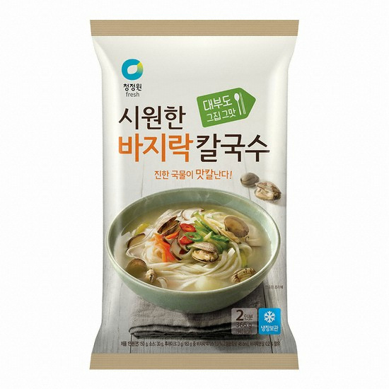 대상 청정원 시원한 바지락 칼국수 366g [4개] - 에누리 가격비교