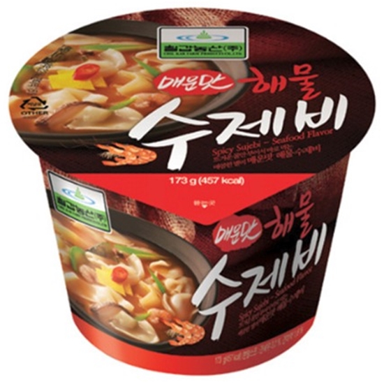 칠갑농산  매운맛 해물 수제비 173g