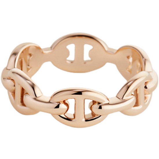 HERMES 에르메스 샹달 반지 스몰 모델 로즈골드 H110025B 000