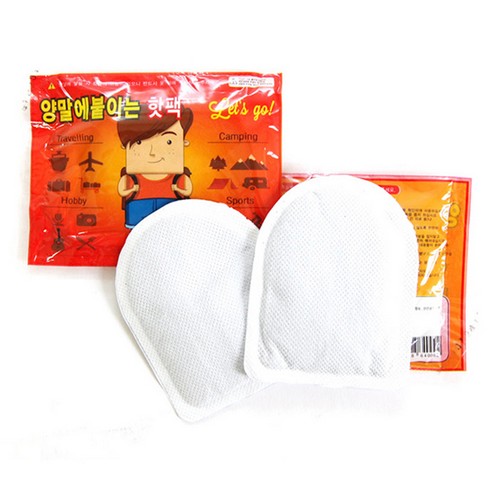 바이온  레츠고 양말에 붙이는 핫팩 44g