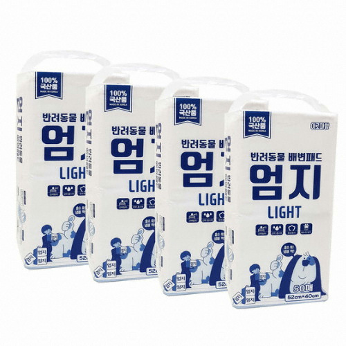 다온 엄지 라이트 배변패드 아로마향 35g 50매