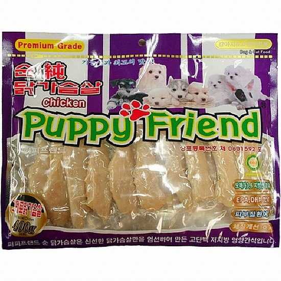 퍼피프렌드 그대로 닭가슴살 400g