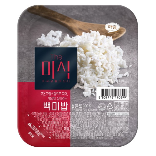 하림  더미식 백미밥 210g