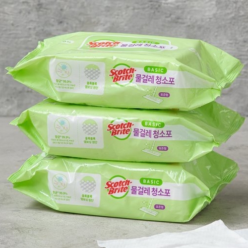3M 스카치브라이트 실속형 베이직 물걸레 청소포 표준형 40매
