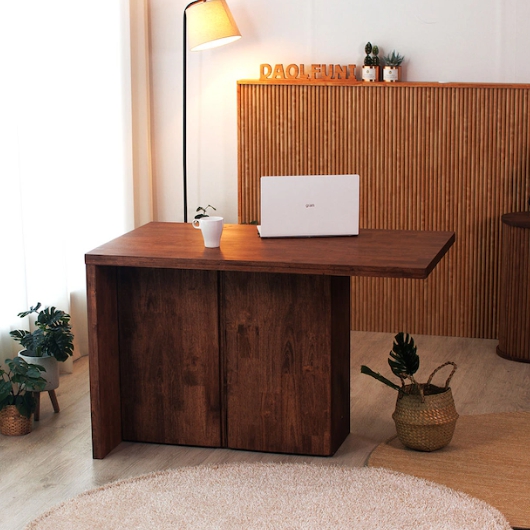 다올퍼니 아떼 원목 홈바 아일랜드 식탁 1200