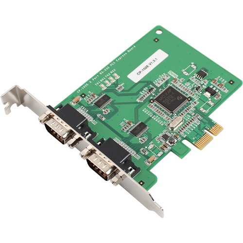 MOXA  CP-102E 2포트 RS232 스마트 PCI Express 시리얼 보드