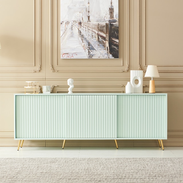 가구의가치 아트 슬라이딩 높은 거실장 2000