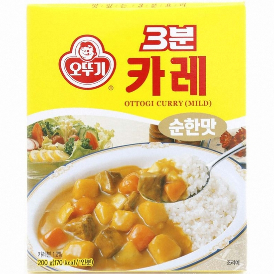 오뚜기  3분 카레 순한맛 200g