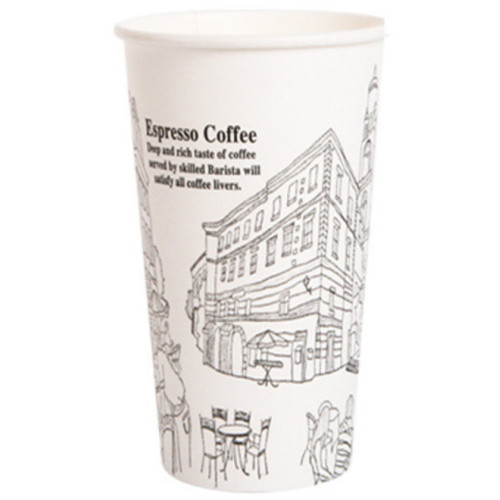 16온스 카페풍경 종이컵
