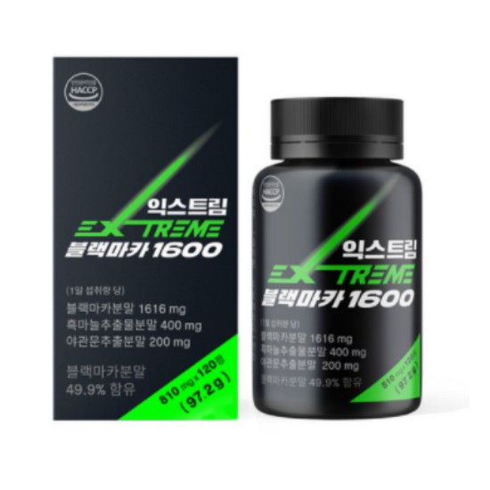 코스맥스바이오 익스트림 블랙마카 1600 810mg 120정