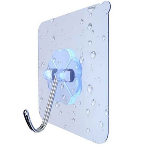 OMT  접착식 벽걸이 투명 후크걸이 욕실소품 OKA-ADH66