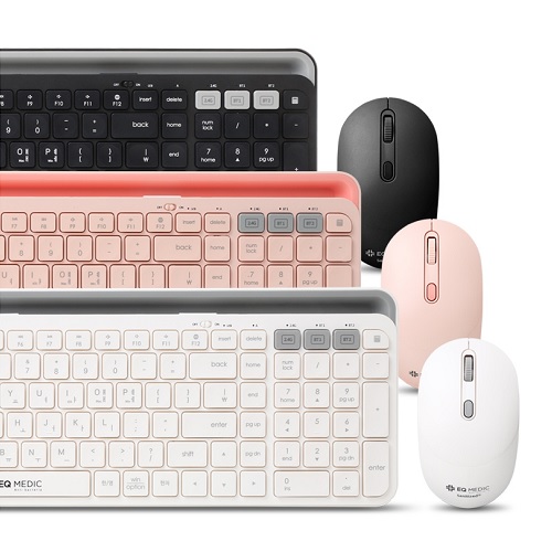 이큐웨어 이큐메딕 Sanitize-BS5 항균 블루투스 키보드 마우스 세트