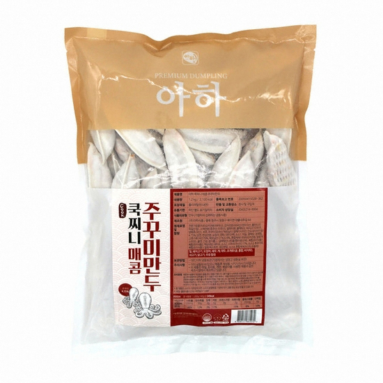 아하식품 쿡찌니 매콤쭈꾸미만두 1.2kg [9개] - 에누리 가격비교