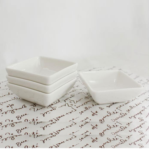 리엔 레이스 미니 사각 찬기