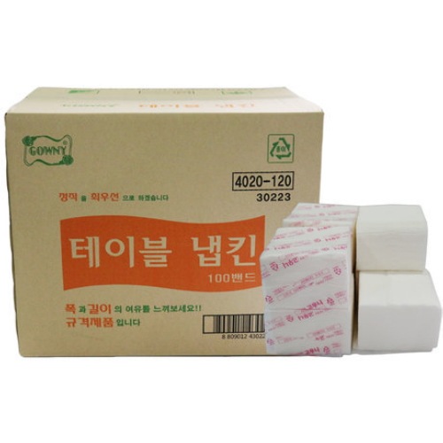  뉴통상 절약형 냅킨 100매 [60팩]