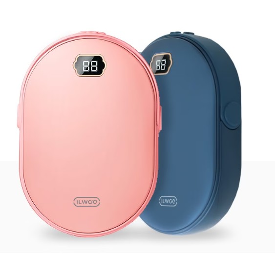 일우  핸들러 LED 휴대용 충전식 손난로 보조배터리 10000mAh