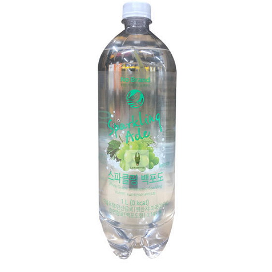 노브랜드 스파클링 에이드 백포도 1L